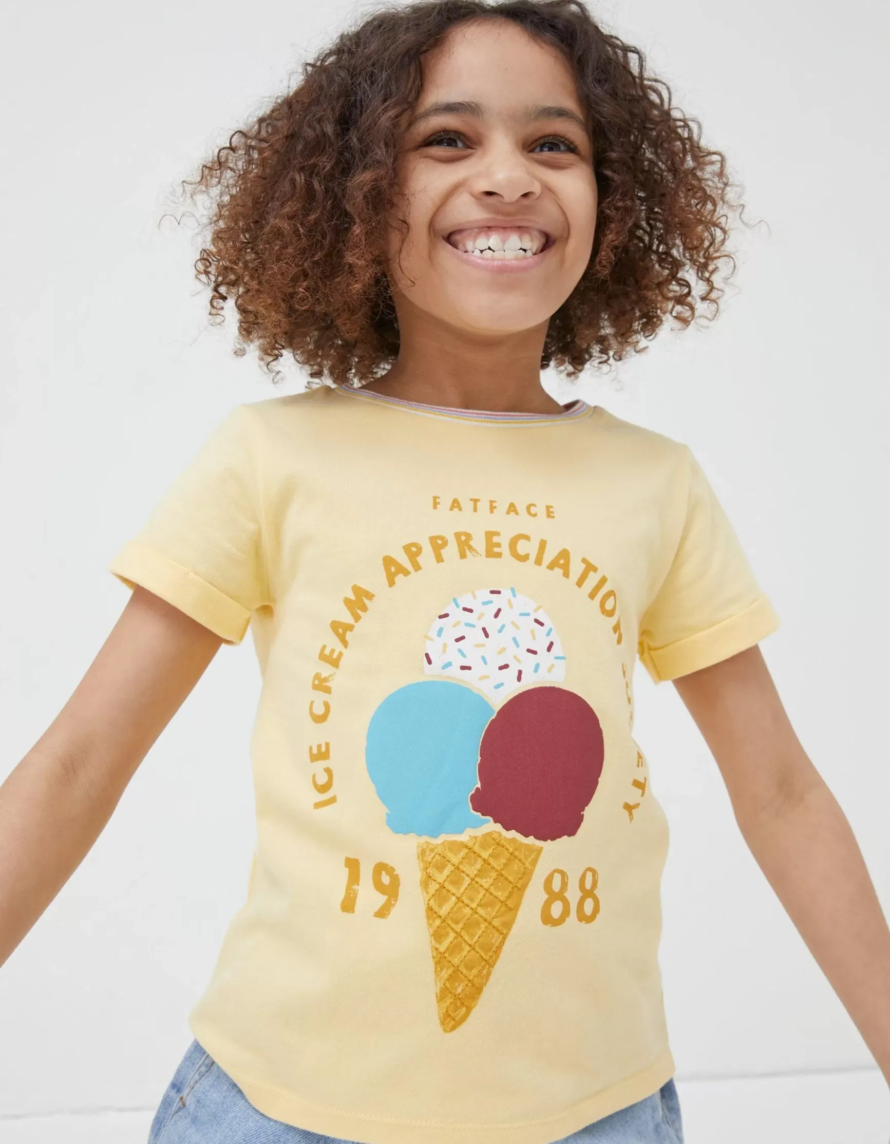 FatFace Ice Cream T-Shirt|Girls View All