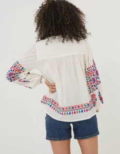 FatFace Ida Embroidered Blouse|Women Shirts & Blouses