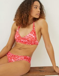 FatFace Ikat Leaves Bikini Bottoms|Women Beachwear & Swimwear