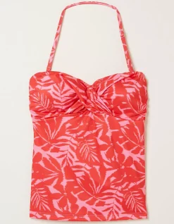 FatFace Ikat Leaves Tankini Top|Women Beachwear & Swimwear
