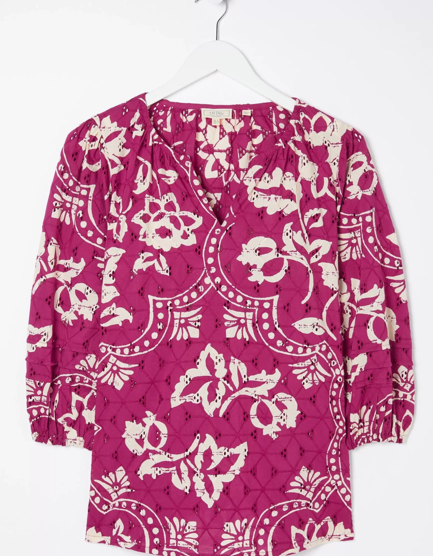 FatFace Imogen Broderie Floral Blouse|Women View All