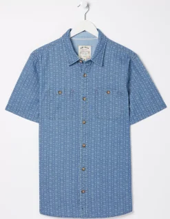 FatFace Indigo Print Shirt|Men View All