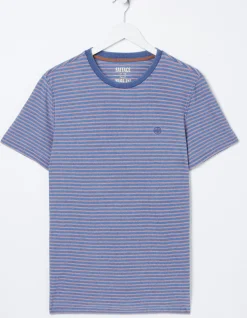 FatFace Indigo Stripe T-Shirt|Men View All