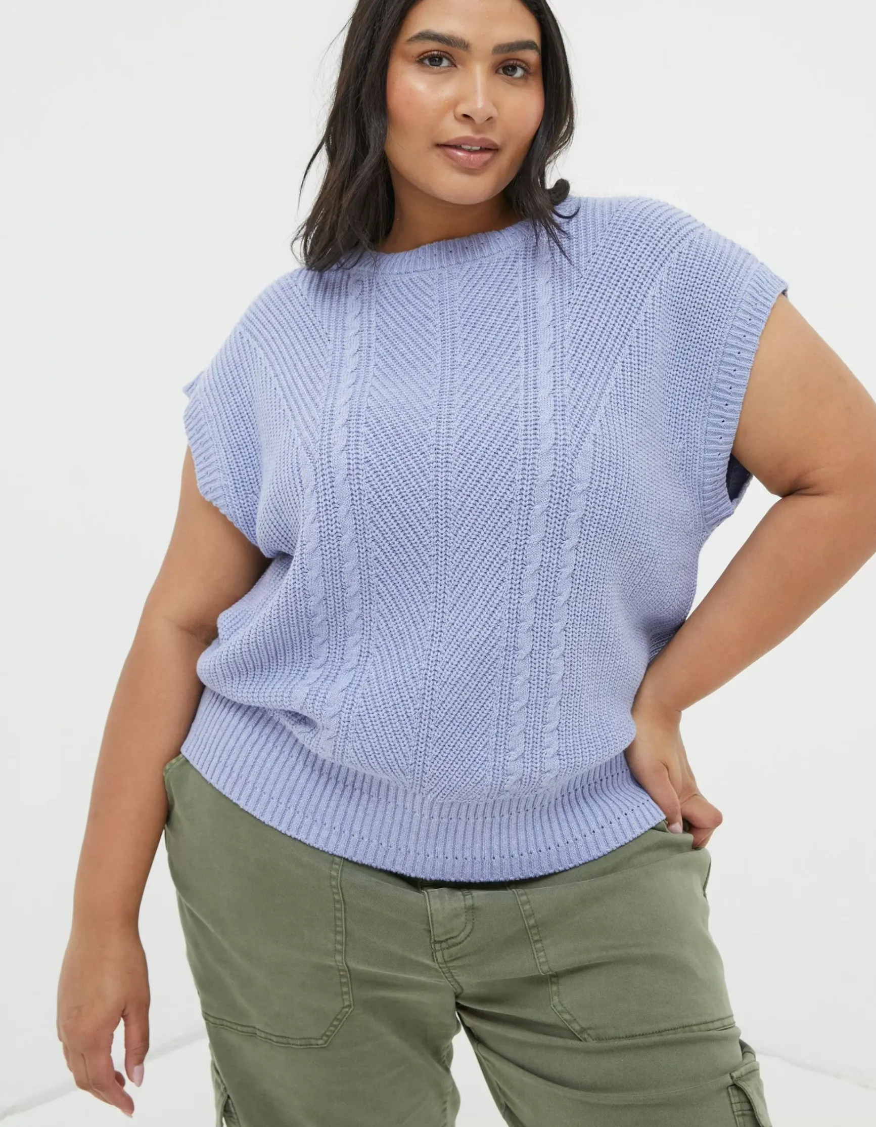 FatFace Iris Cable Tank|Women View All