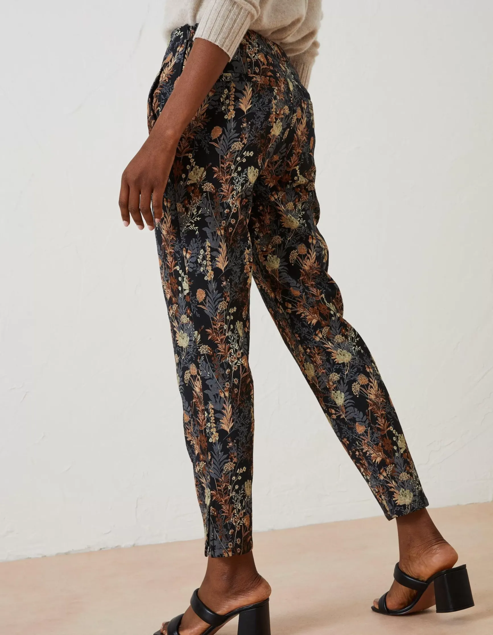 FatFace Isobelle Jacquard Trousers|Women Trousers & Leggings