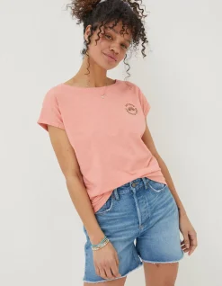 FatFace Ivy Festival Usa T-Shirt|Women Tops & T-Shirts