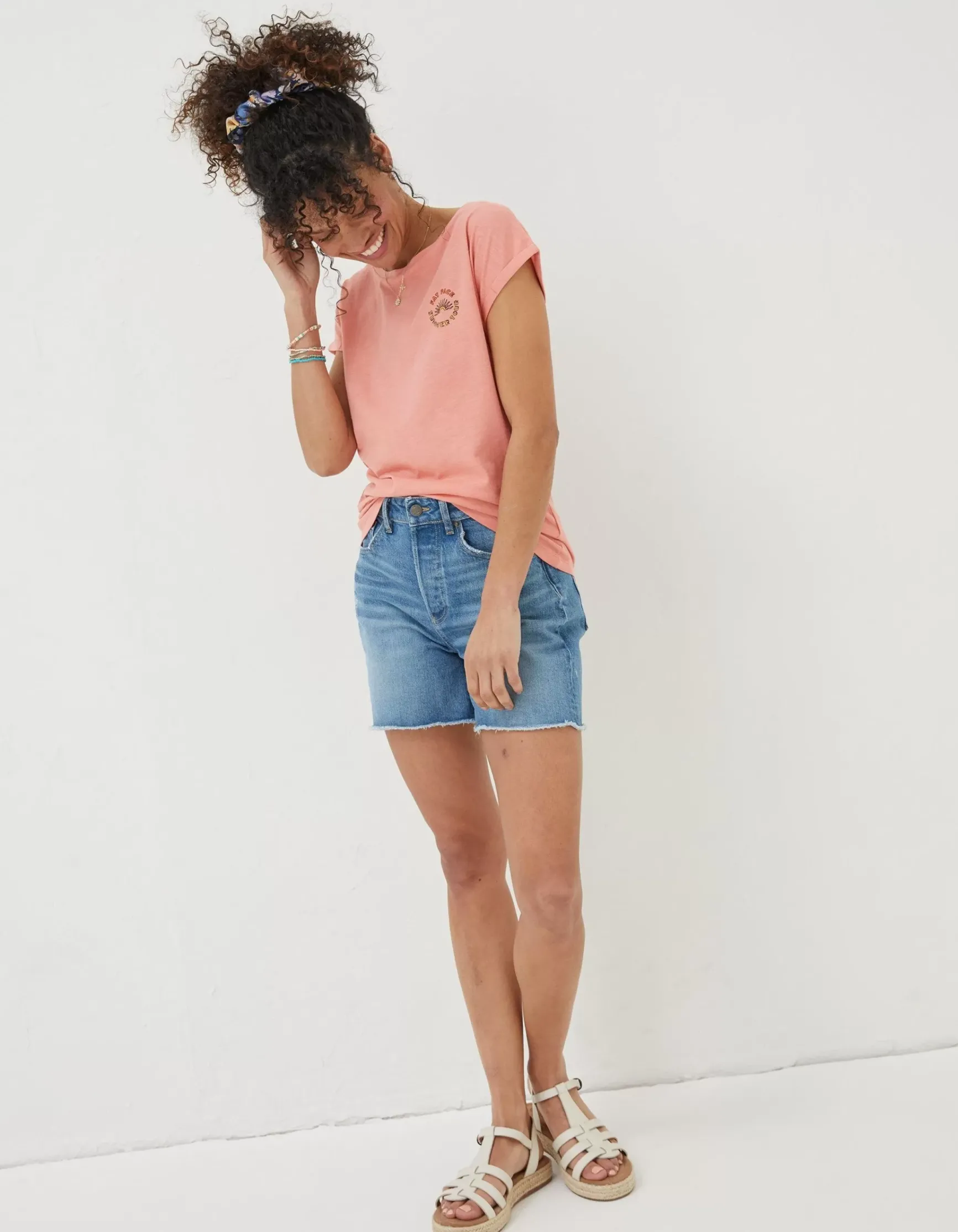 FatFace Ivy Festival Usa T-Shirt|Women Tops & T-Shirts