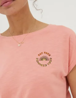 FatFace Ivy Festival Usa T-Shirt|Women Tops & T-Shirts