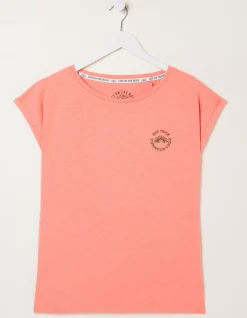 FatFace Ivy Festival Usa T-Shirt|Women Tops & T-Shirts