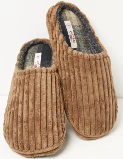 FatFace Jamieson Cord Mule Slippers|Men View All