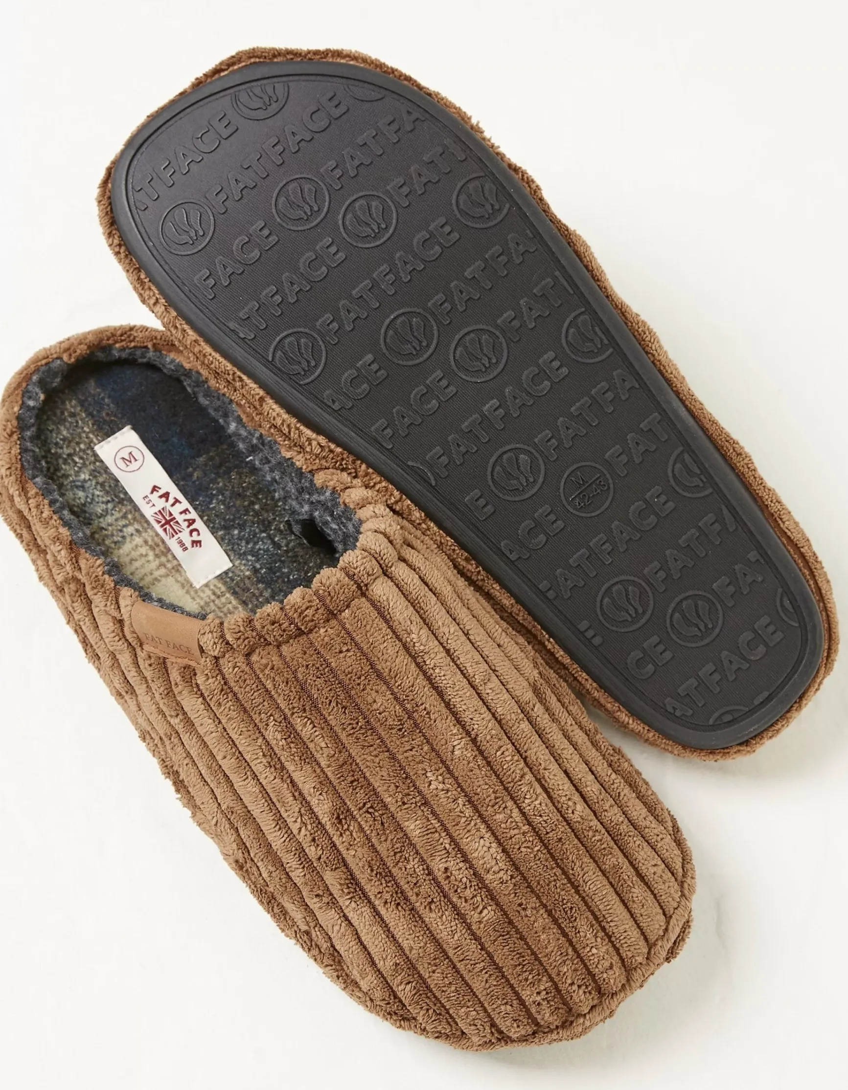 FatFace Jamieson Cord Mule Slippers|Men View All