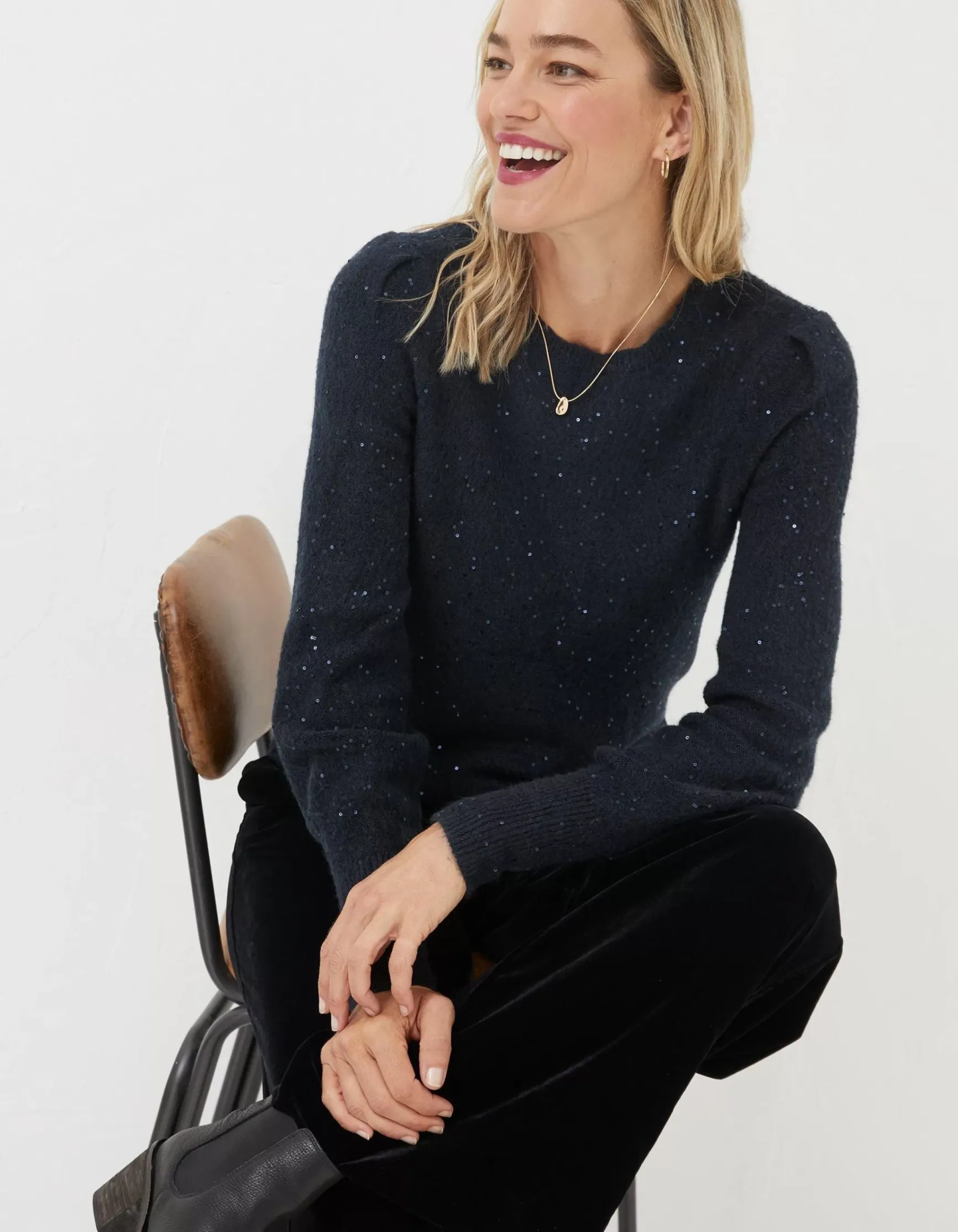 FatFace Jasmine Sparkle Jumper|Women View All