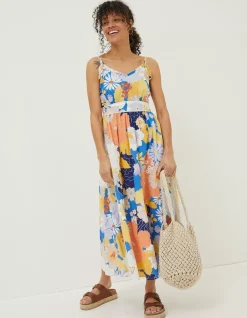 FatFace Jayden Coastal Midi Dress|Women Dresses