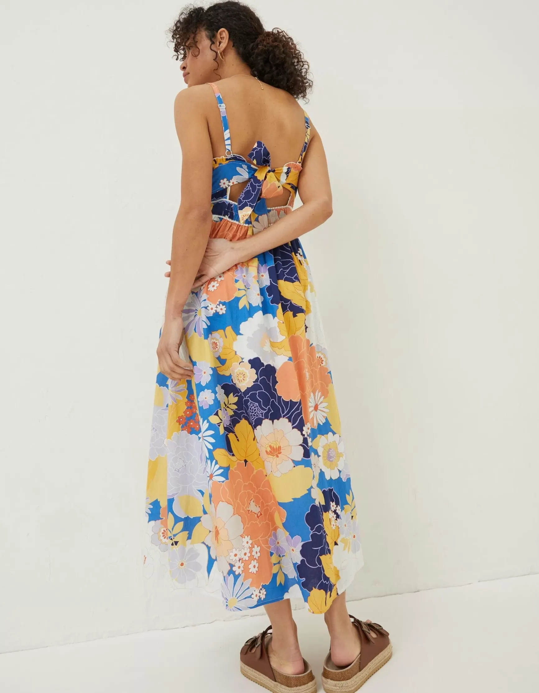 FatFace Jayden Coastal Midi Dress|Women Dresses