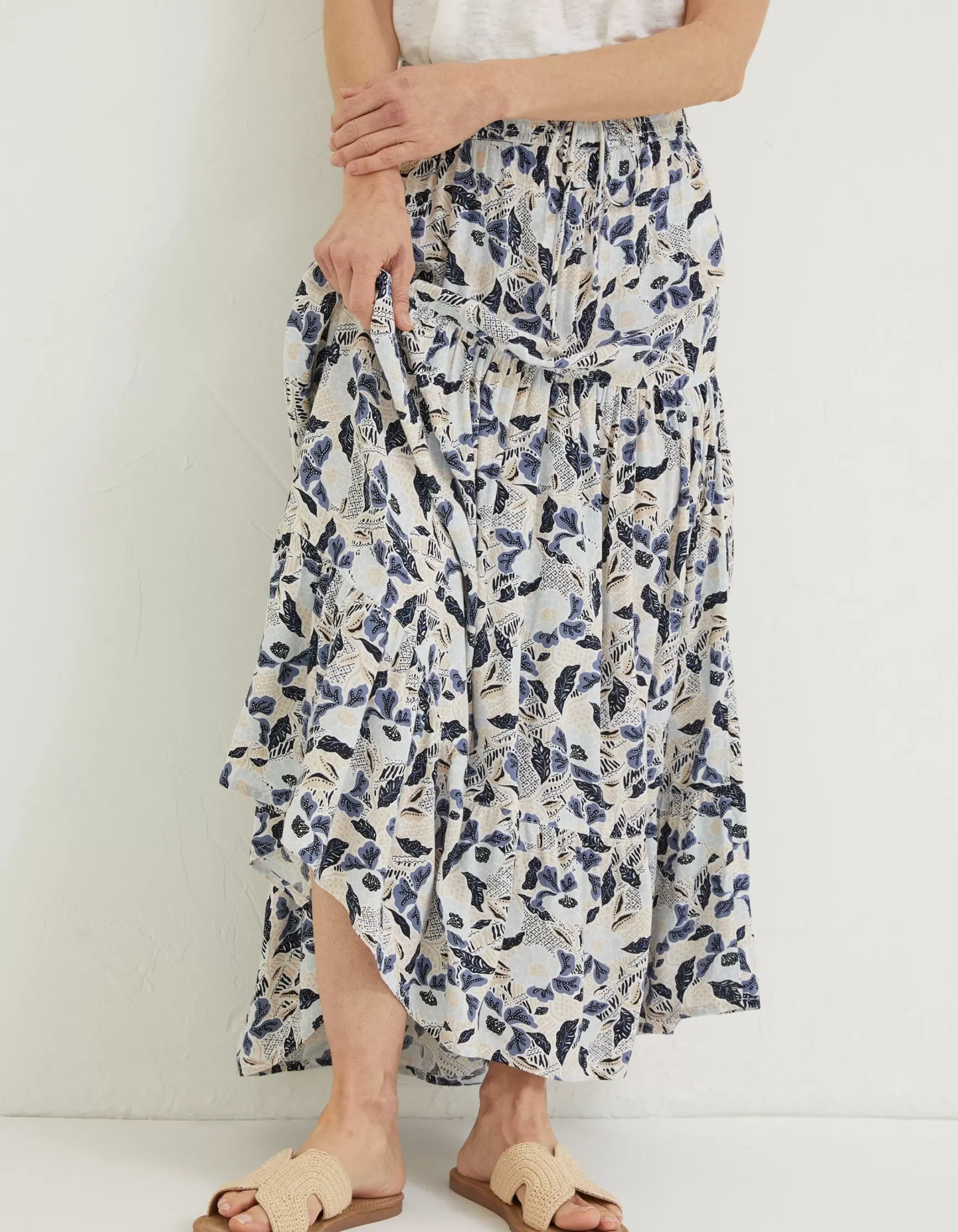 FatFace Jayla Batik Flower Maxi Skirt|Women Skirts