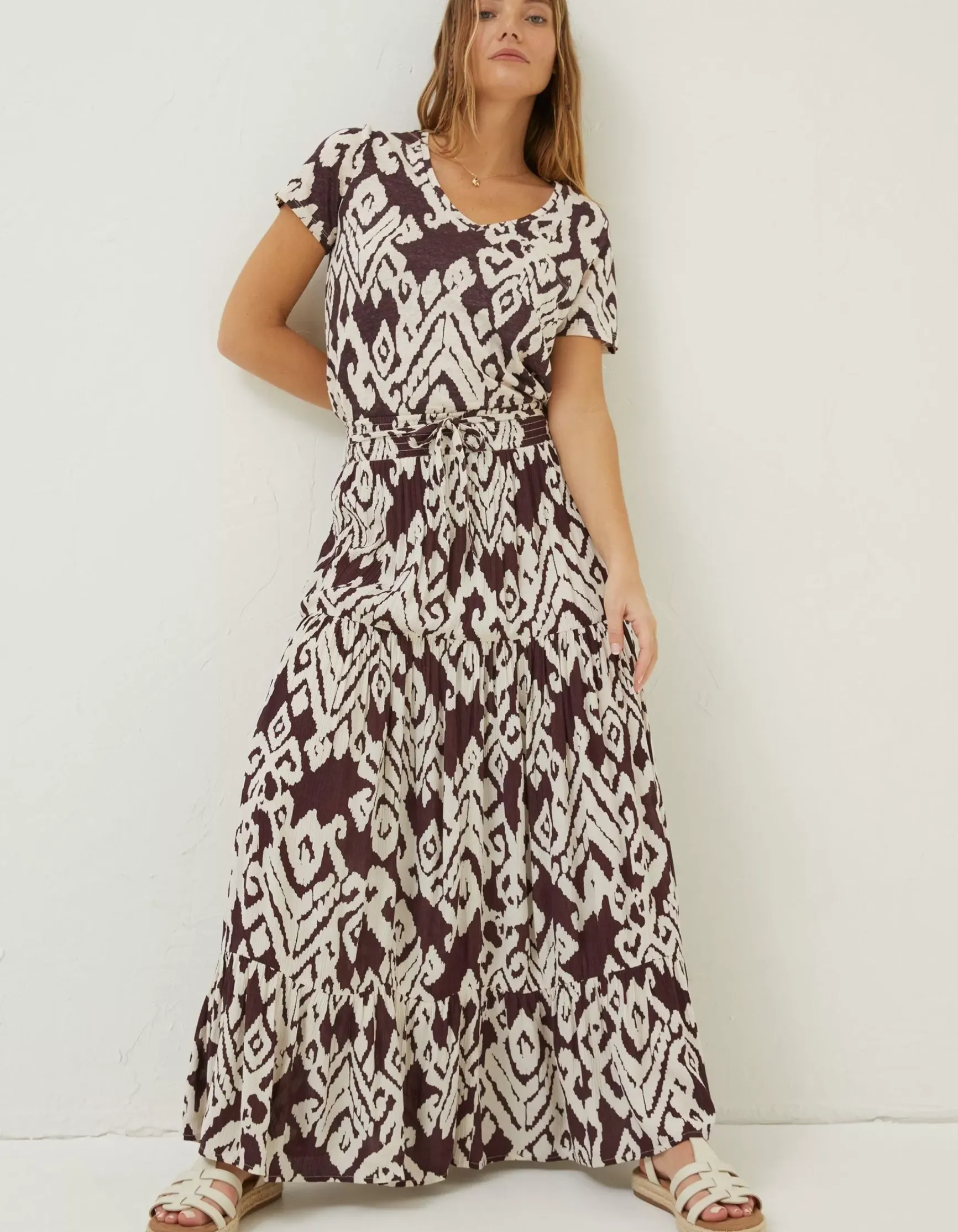FatFace Jayla Bold Ikat Maxi Skirt|Women Skirts