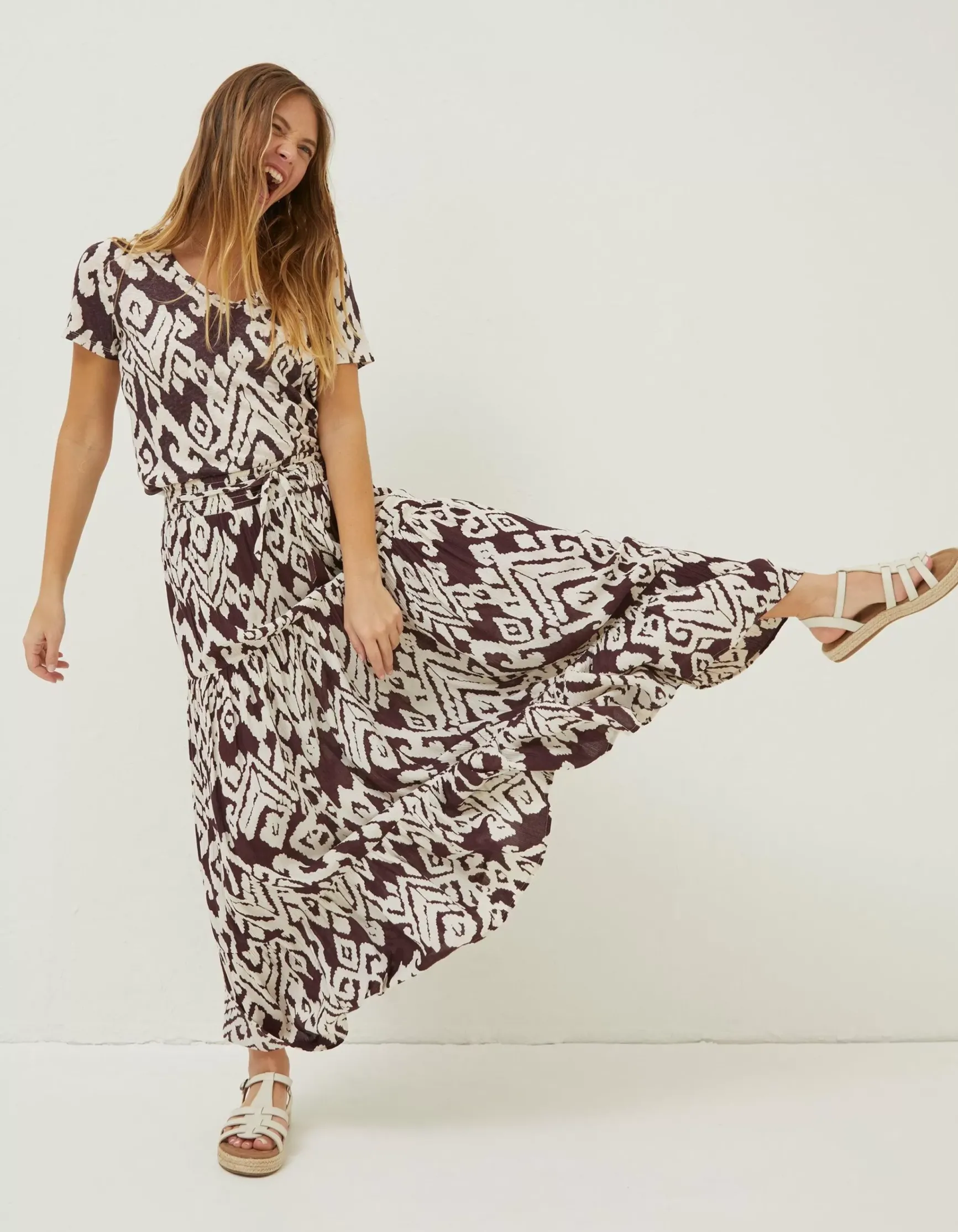 FatFace Jayla Bold Ikat Maxi Skirt|Women Skirts