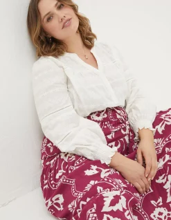FatFace Jayla Wallpaper Floral Maxi Skirt|Women View All