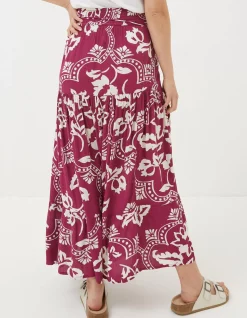 FatFace Jayla Wallpaper Floral Maxi Skirt|Women View All