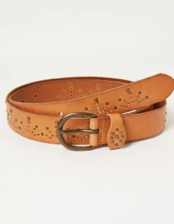 FatFace Jean Geo Laser Cut Leather Belt|Women View All