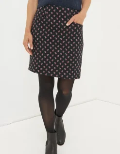 FatFace Jennie Floral Geo Jersey Skirt|Women Skirts