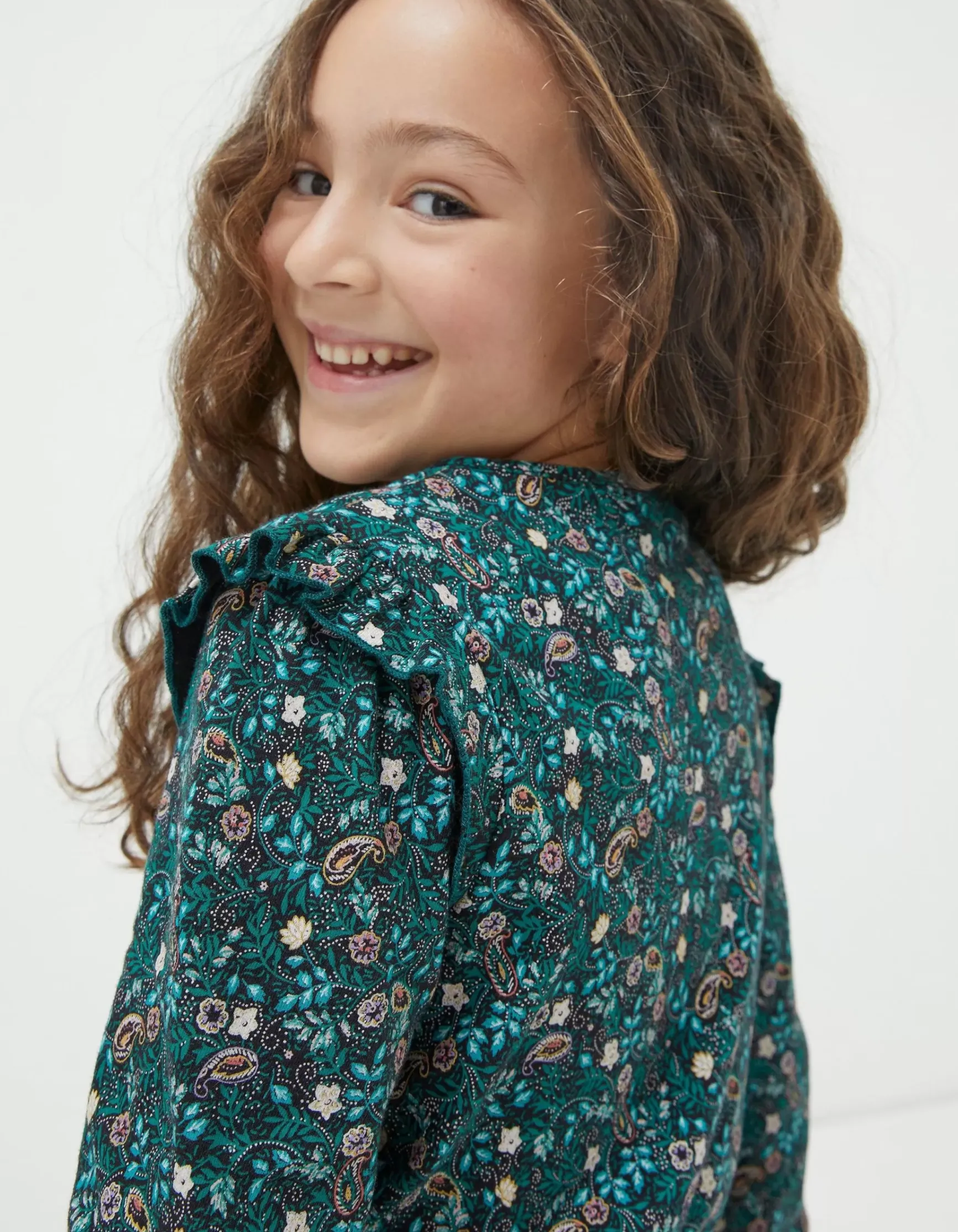 FatFace Jess Evergreen Floral Jumpsuit|Girls View All