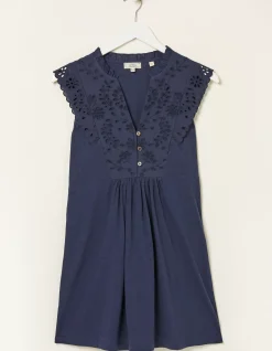 FatFace Jessica Embroidered Tunic Top|Women Tops & T-Shirts