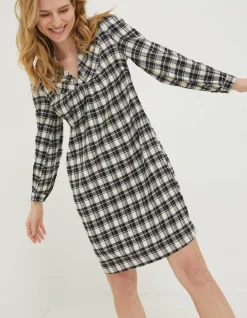 FatFace Jessie Check Smock Dress|Women Dresses
