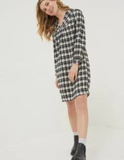 FatFace Jessie Check Smock Dress|Women Dresses