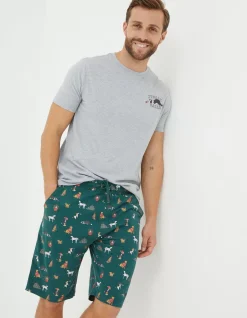 FatFace Jingle Balls Pyjama Set|Men View All