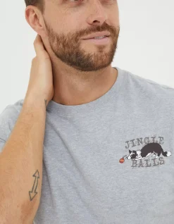 FatFace Jingle Balls Pyjama Set|Men View All