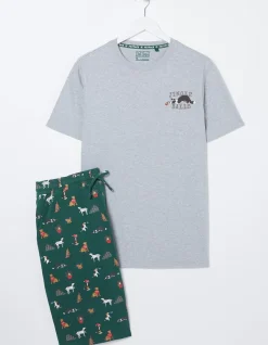FatFace Jingle Balls Pyjama Set|Men View All