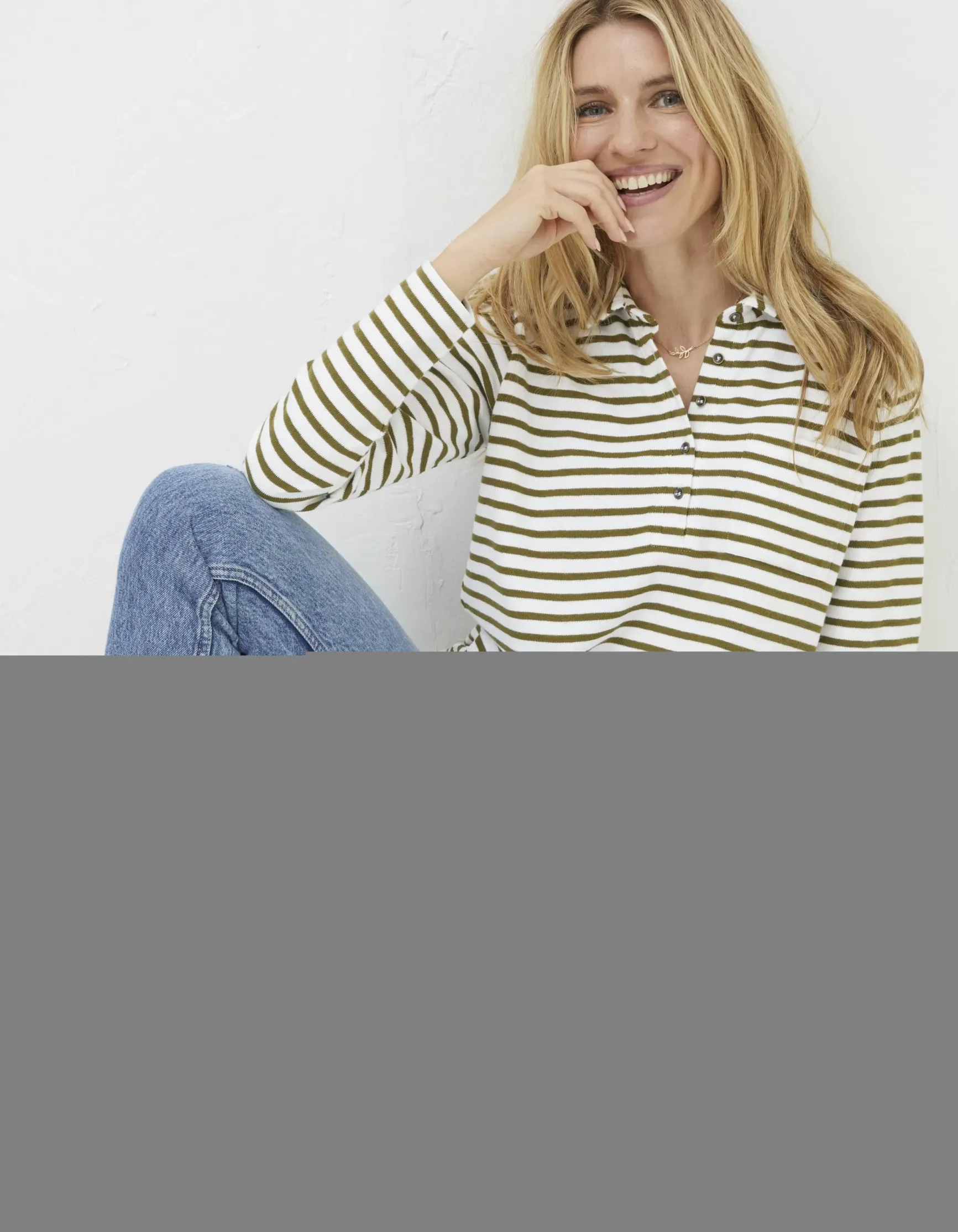 FatFace Jodie Striped Jersey Shirt|Women View All