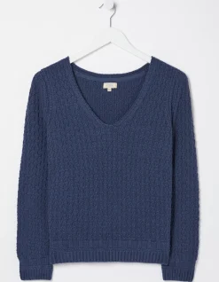 FatFace Josie V Neck Jumper|Women Knitwear