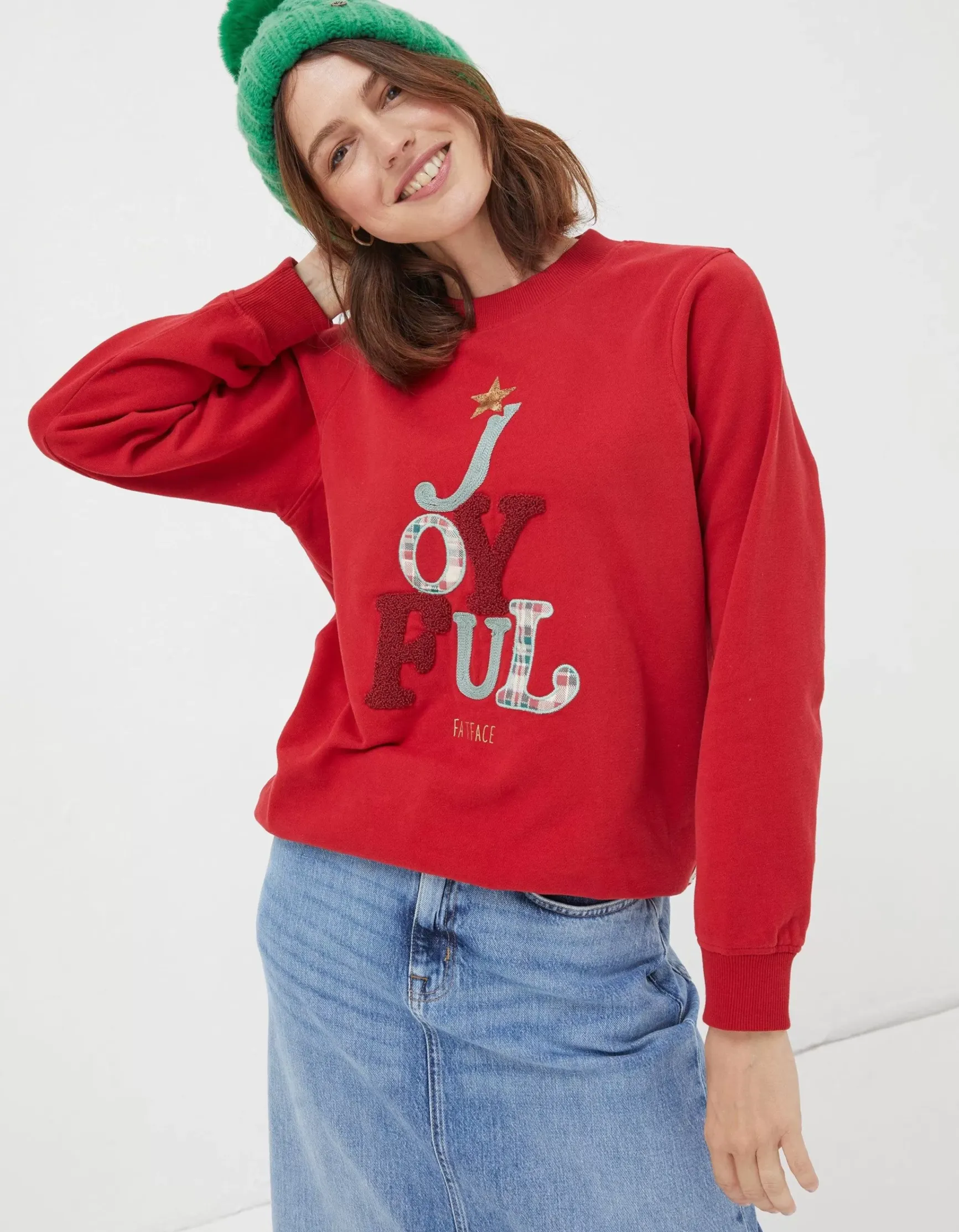 FatFace Joyful Graphic Sweatshirt|Women View All