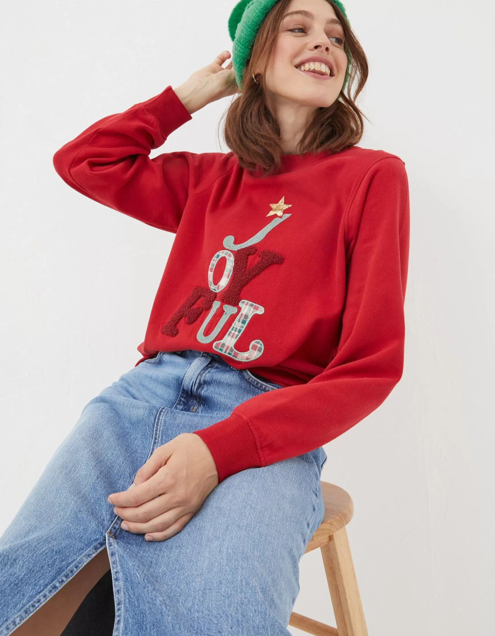 FatFace Joyful Graphic Sweatshirt|Women View All