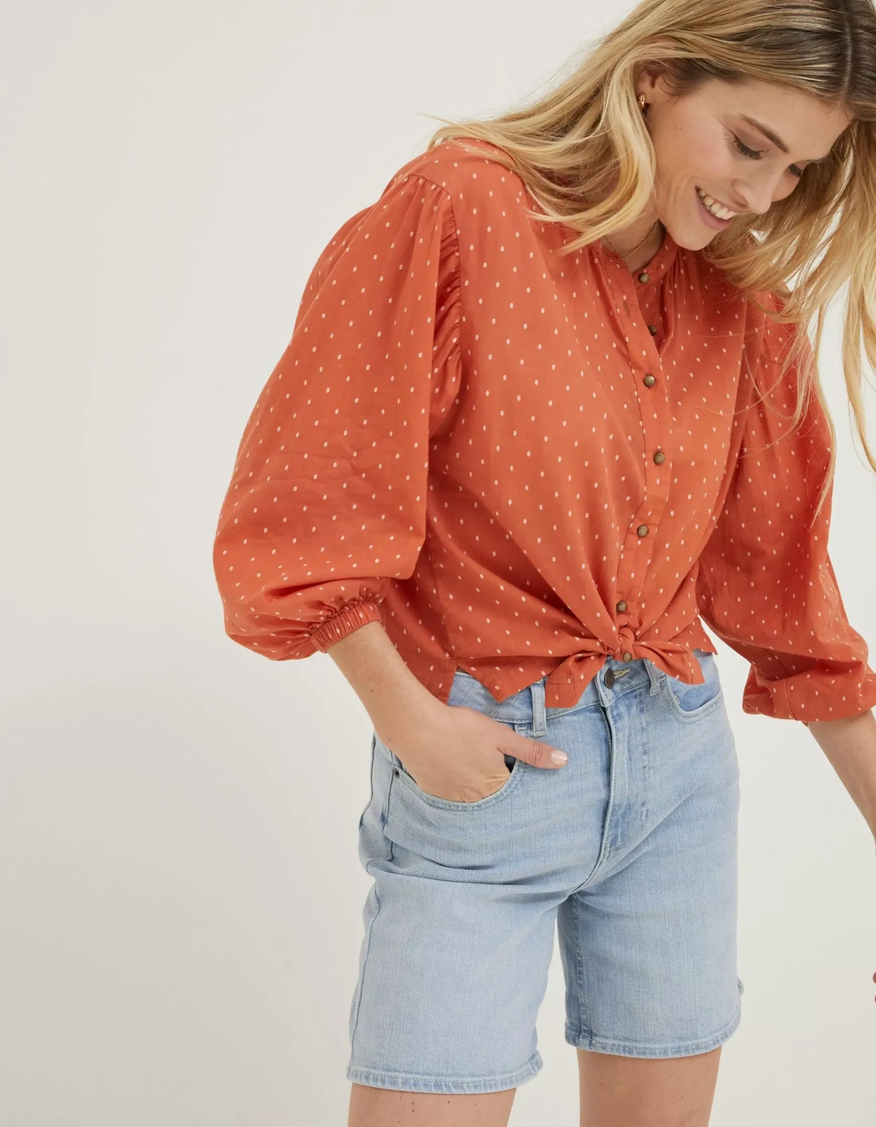 FatFace Jude Jacquard Blouse|Women Shirts & Blouses
