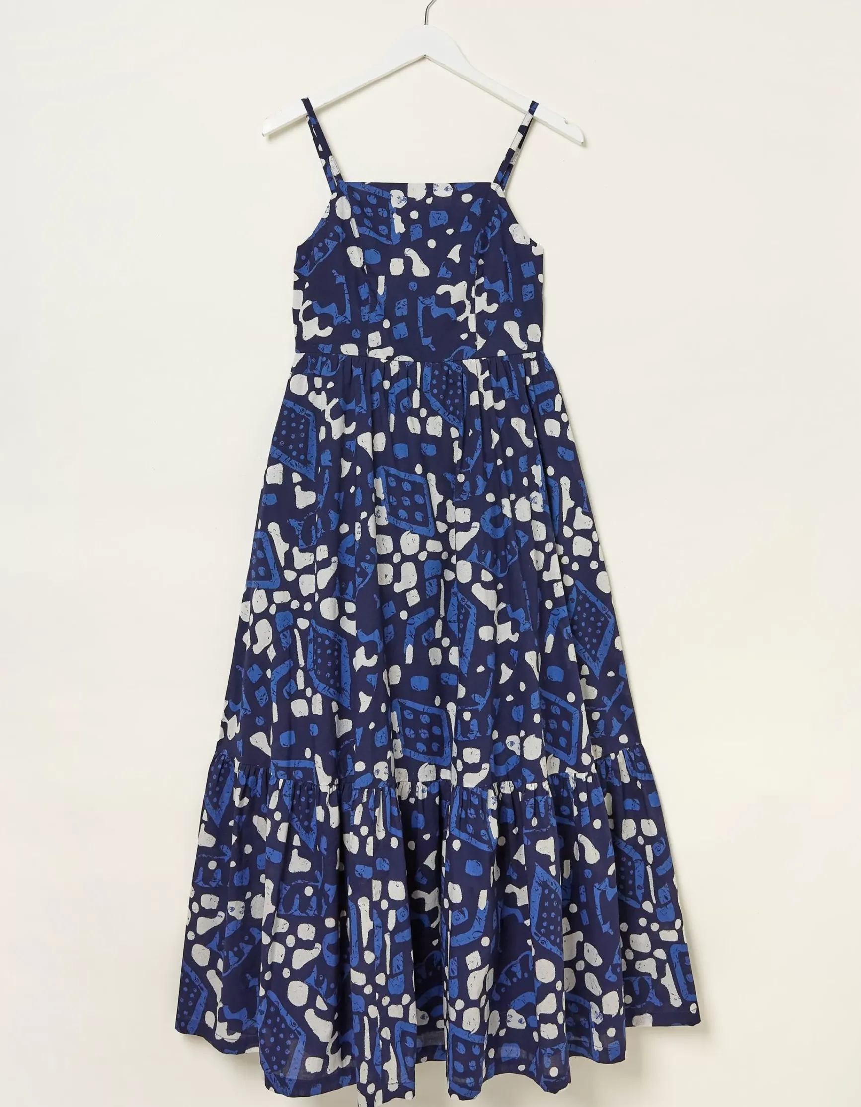 FatFace Julien Geo Batik Midi Dress|Women Dresses