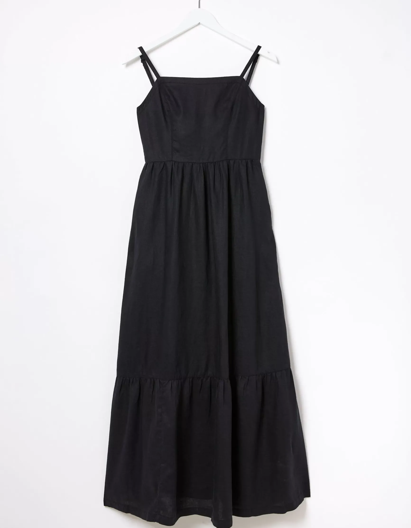 FatFace Julien Tie Back Linen Midi Dress|Women Dresses