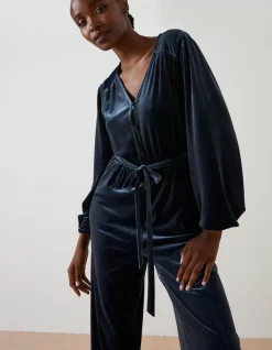FatFace Juniper Velvet Jumpsuit|Women View All