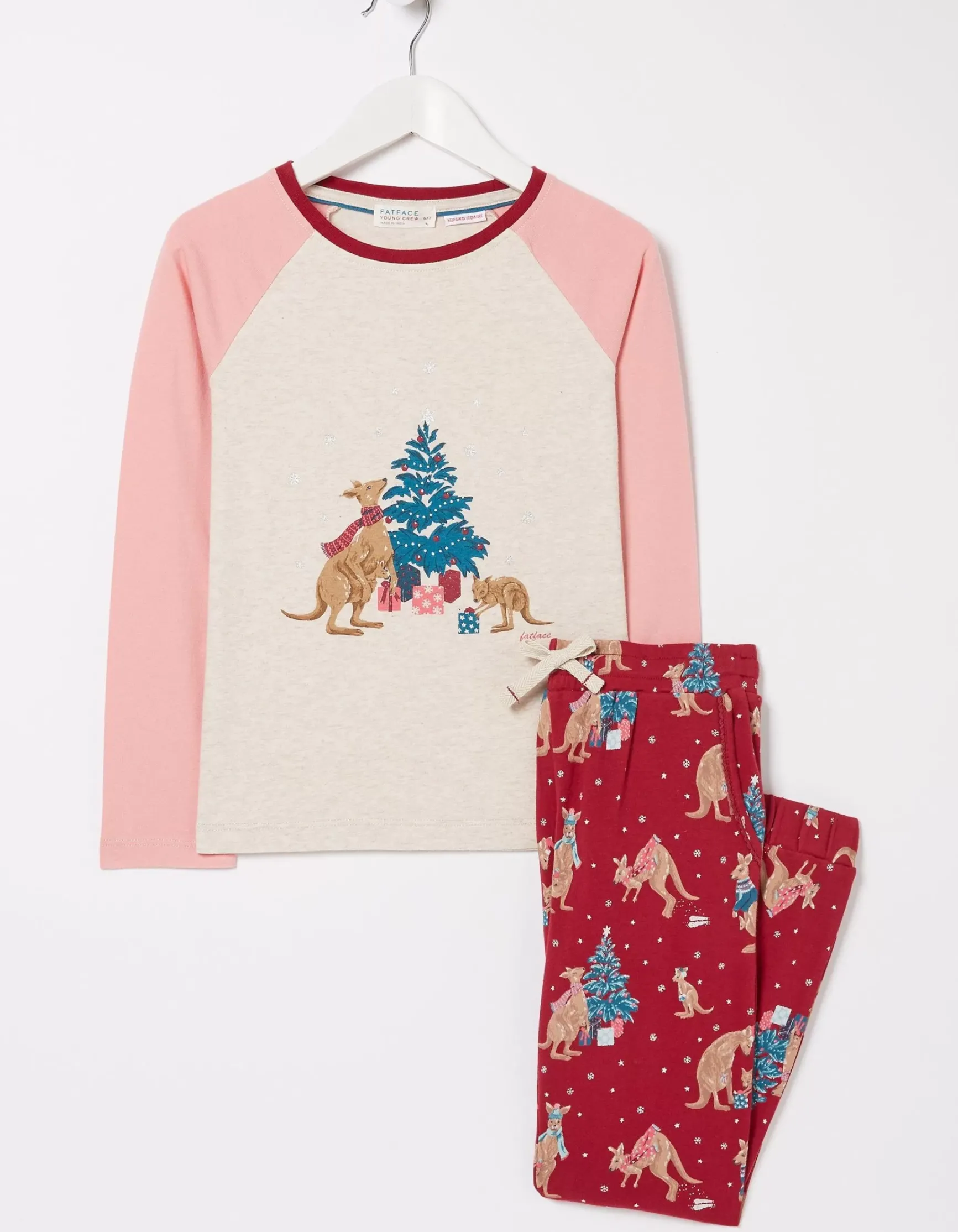 FatFace Kangaroo Pyjama Set|Girls View All