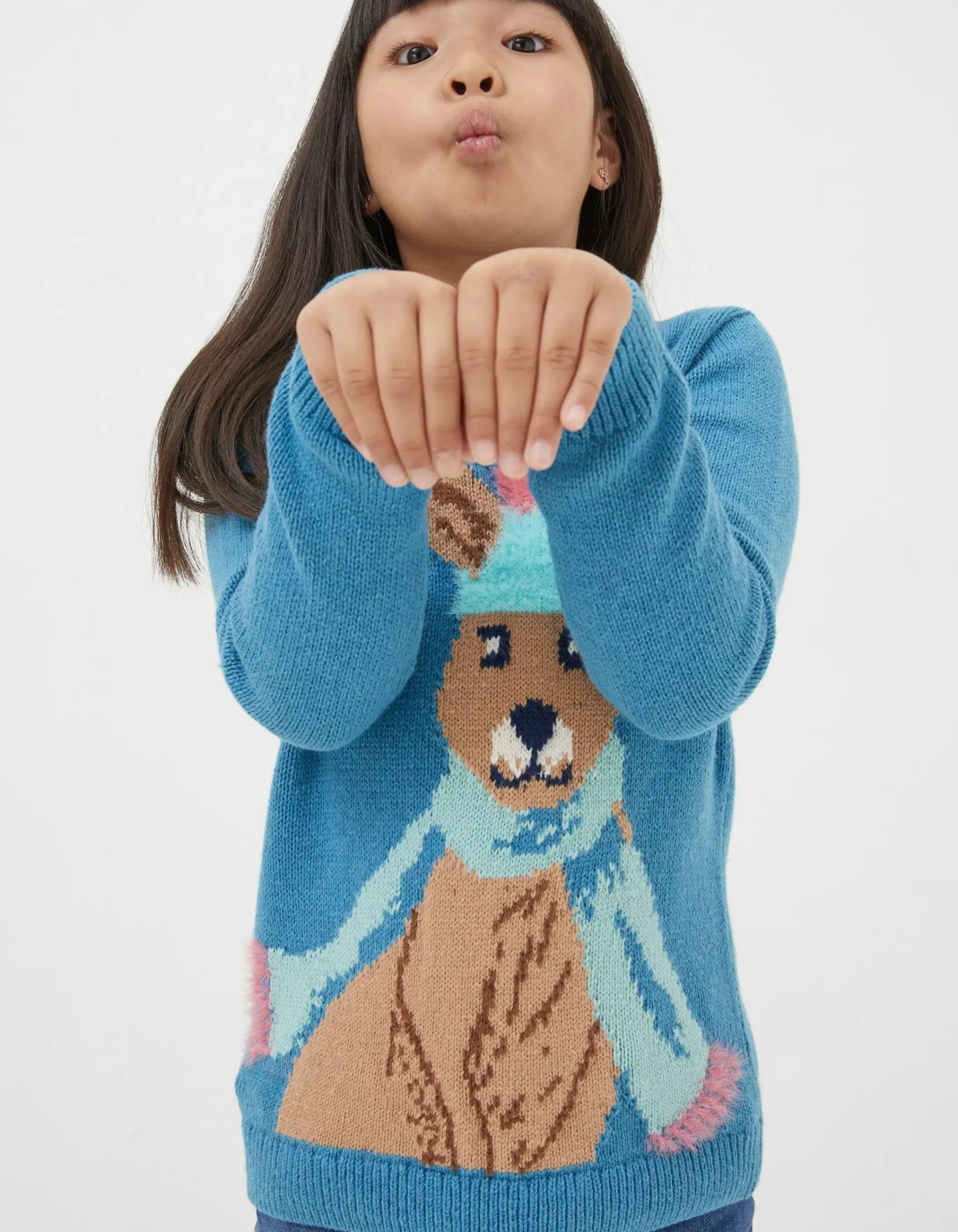 FatFace Kara Kangaroo Jumper|Girls View All