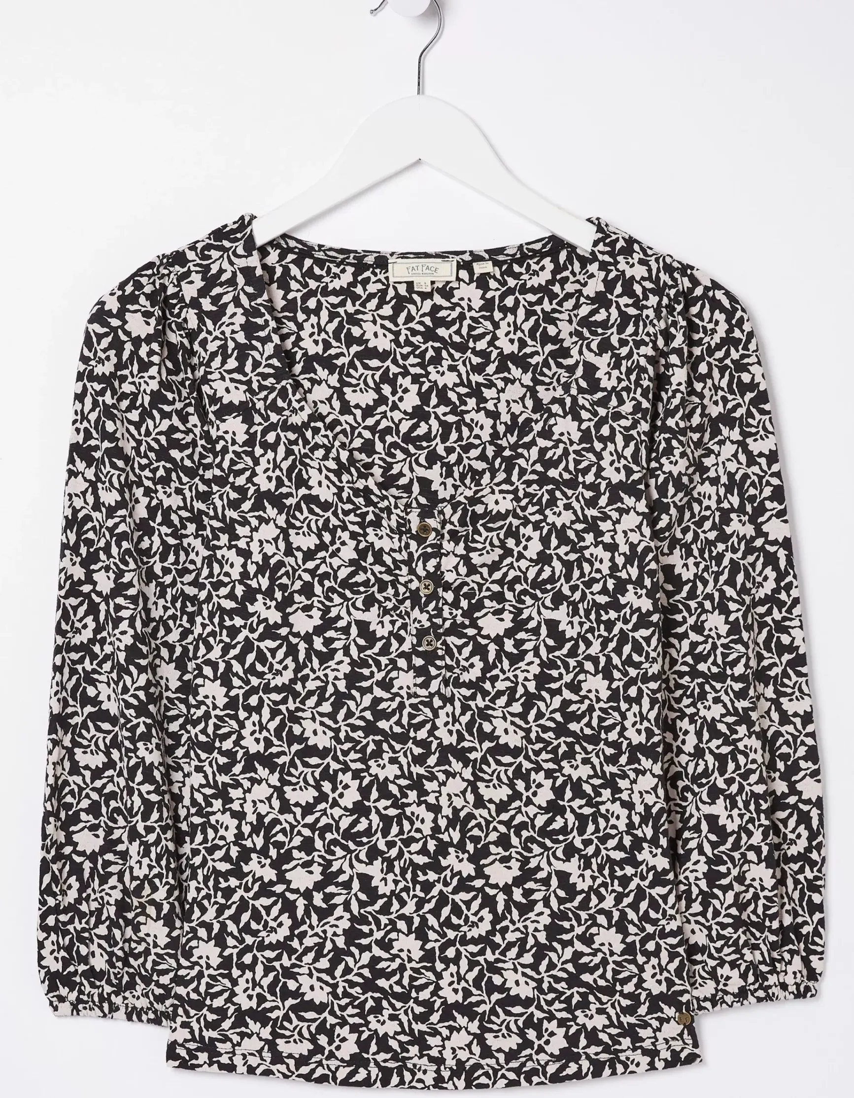 FatFace Kara Mono Vines Top|Women View All