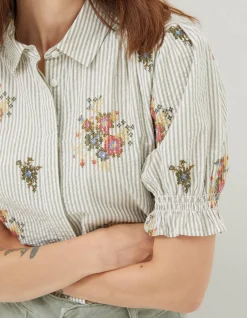 FatFace Kat Embroidered Shirt|Women View All