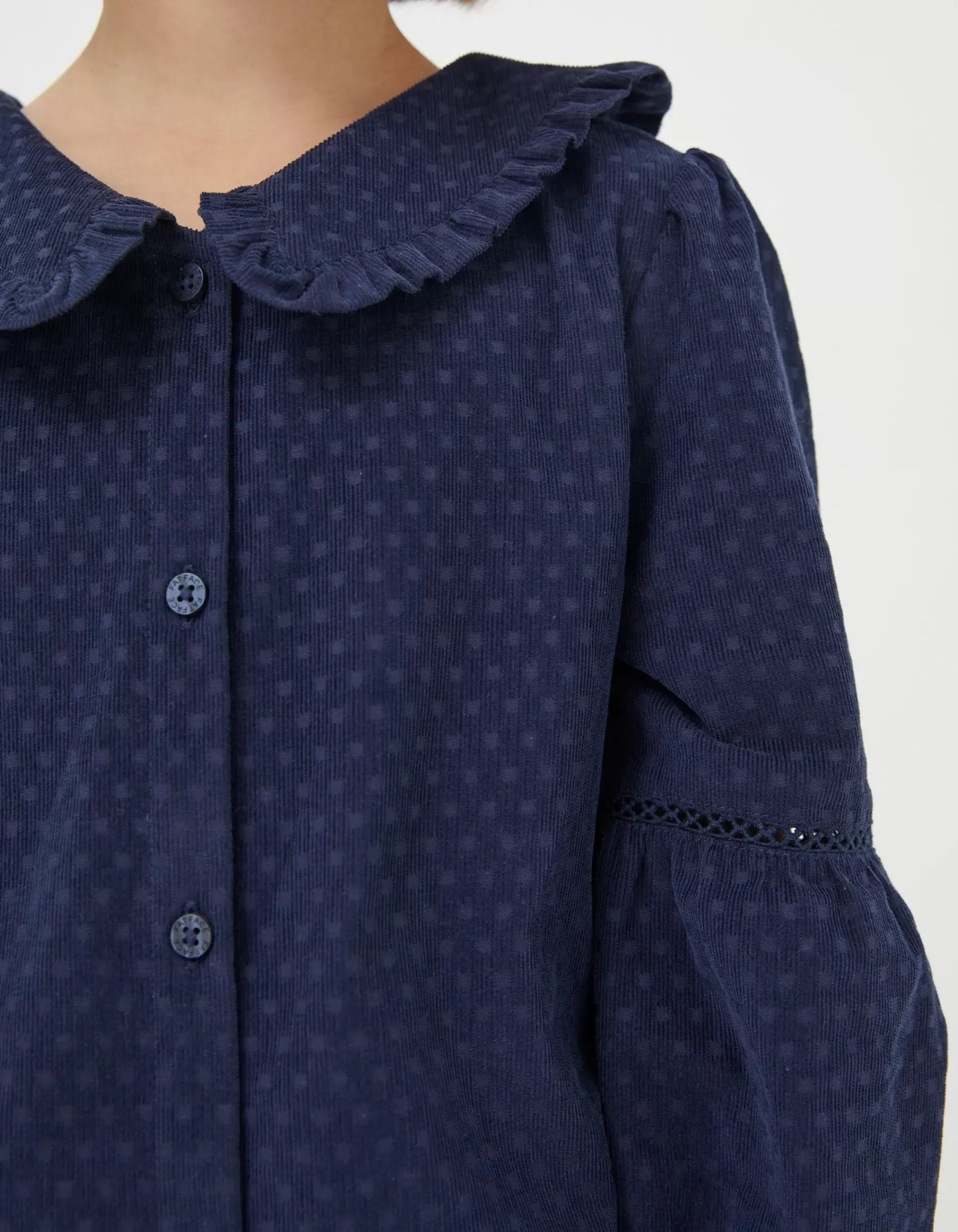 FatFace Katy Collared Cord Dress|Girls View All