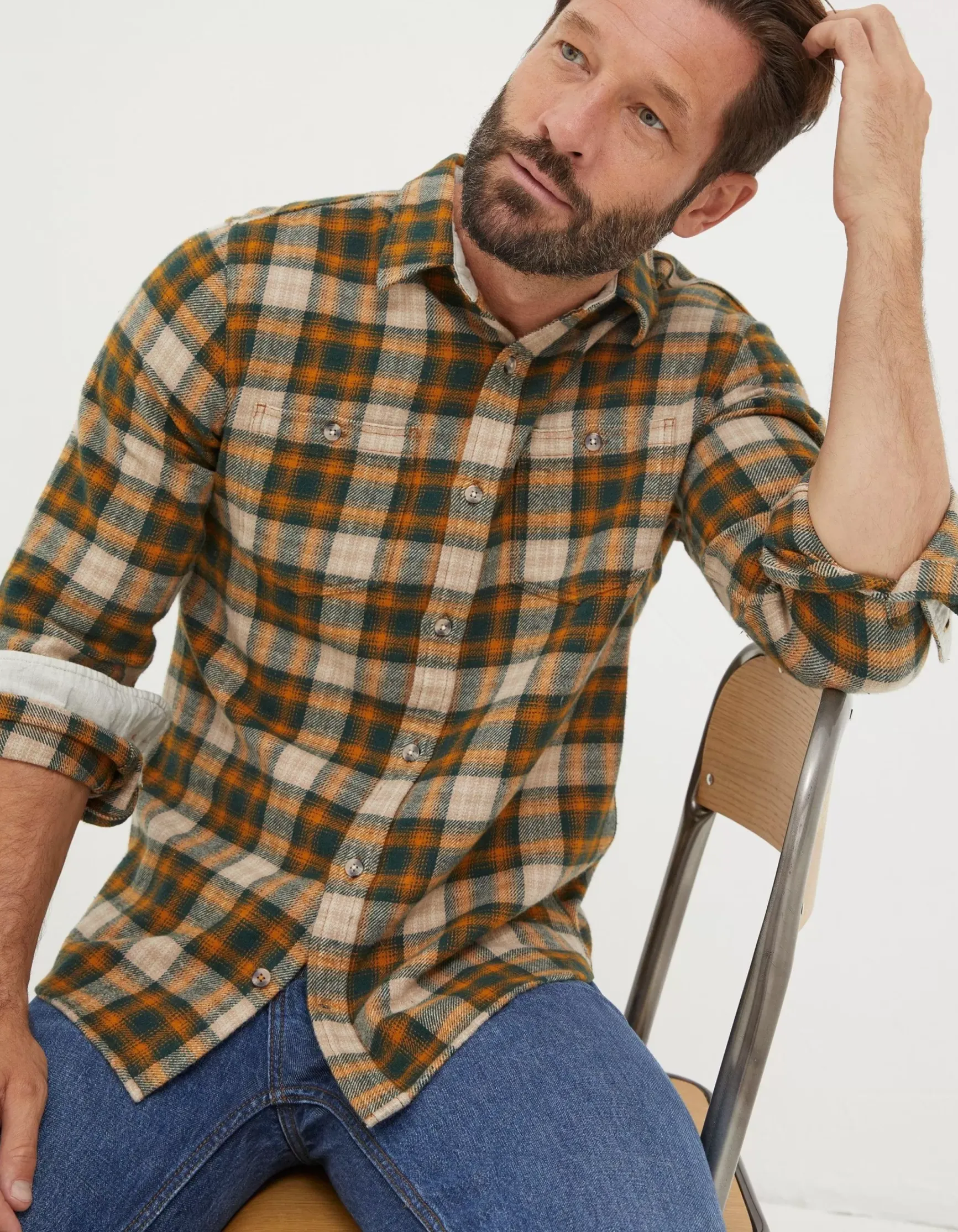 FatFace Kennedy Check Shirt|Men Shirts