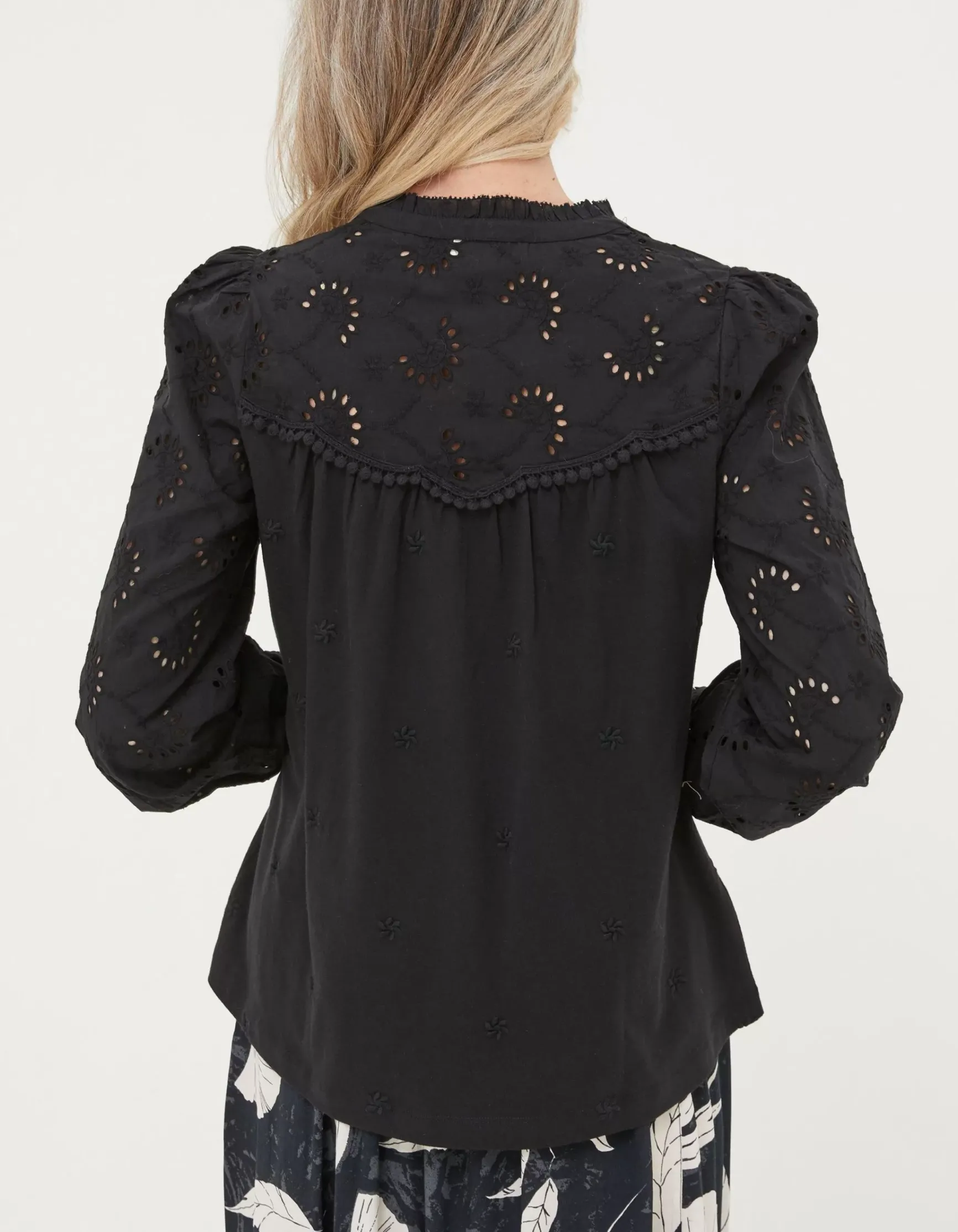 FatFace Kerry Broderie Top|Women Tops & T-Shirts