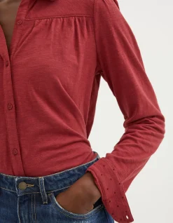 FatFace Kim Jersey Shirt|Women Tops & T-Shirts
