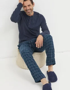FatFace Kinsale Check Pyjama Bottoms|Men View All