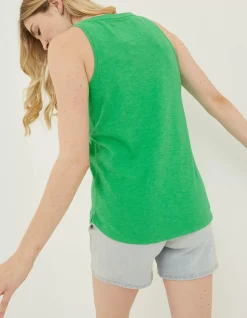 FatFace Kirsty Organic Cotton Vest|Women Tops & T-Shirts